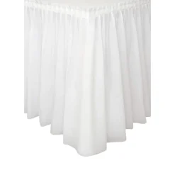 Falda para Mesa color Blanca