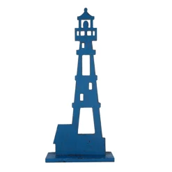 Faro de Madera Azul 38 cm