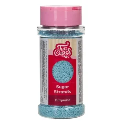 Fideos de Azúcar Azules Turquesa 80 gr - Funcakes