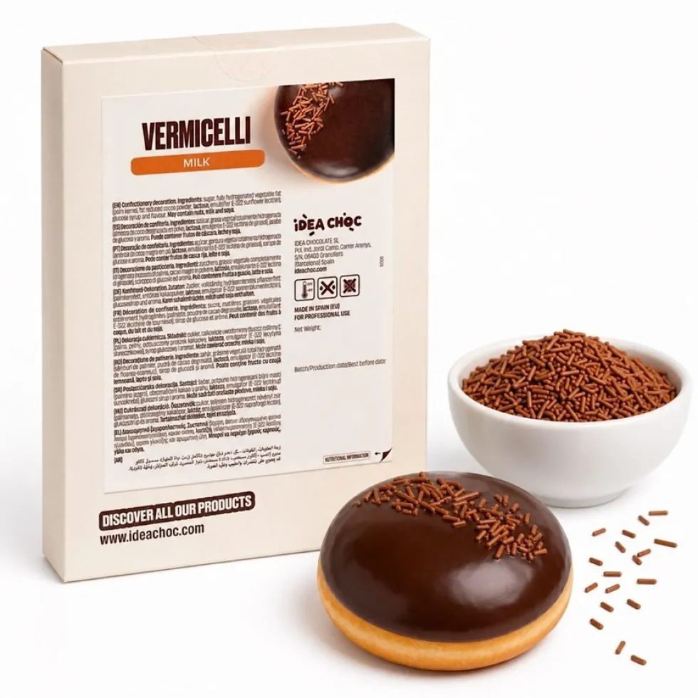 Fideos de Chocolate con Leche 1 Kg - Idea Choc