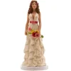 Figura de Boda Mujer con Margaritas 16 cm