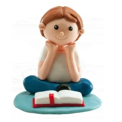 Figura Niño Comunión Sentado 8 cm
