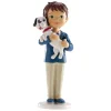 Figura para Tarta Comunión - Niño con Perro