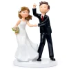 Figura para Tarta de Boda Novio y Novia de Juerga 17 cm