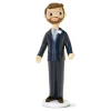 Figura para Tarta de Boda Novio con Barba 21 cm - Mopec