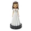 Figura para Tarta Niña Comunión Vestido Largo
