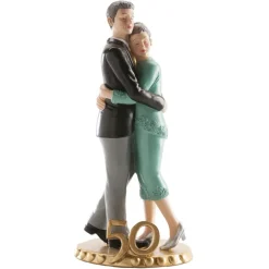 Figura para Tarta Pareja 50 Aniversario 20cm