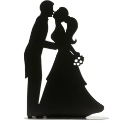 Figura para Tarta Pareja de Boda Beso 18 cm