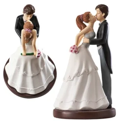 Figura para Tarta Pareja de Boda Beso 15 cm
