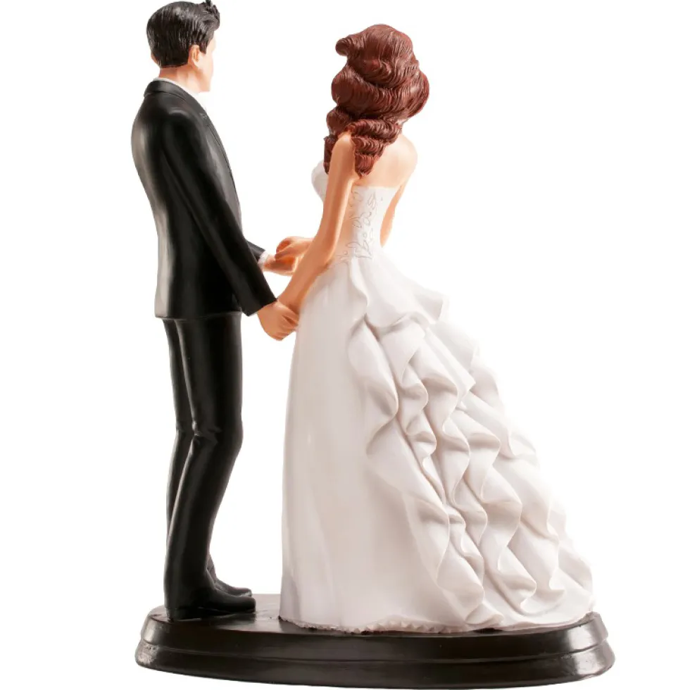 Figura para tarta Pareja de Boda romántica 20cm