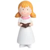 Figura para tartas Niña de Comunión Leyendo