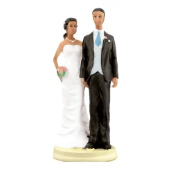 Figura para Tartas Novios Étnicos 16cm