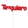 Figura para Tarta Te Quiero Rojo