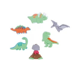 Figuras de Azúcar Dinosaurios 6 ud
