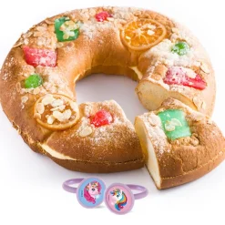 Figuras para Roscón Anillos Unicornio 3 ud