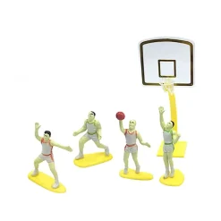 Figuras para Tarta Baloncesto 5 ud