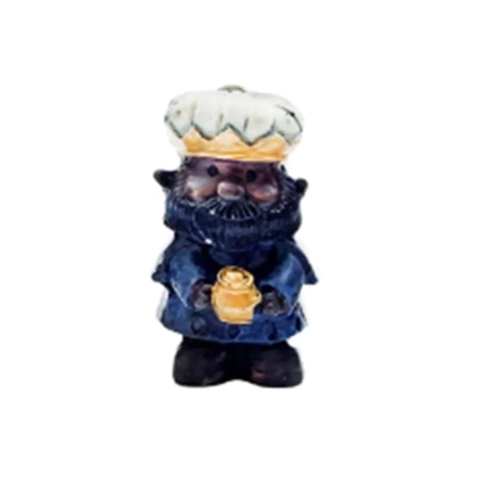 Figurita Roscón de Reyes Rey Baltasar Lujo