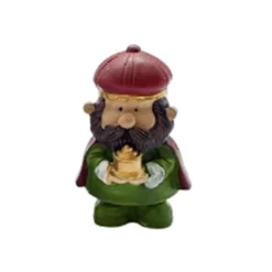 Figurita Roscón de Reyes Rey Gaspar Lujo