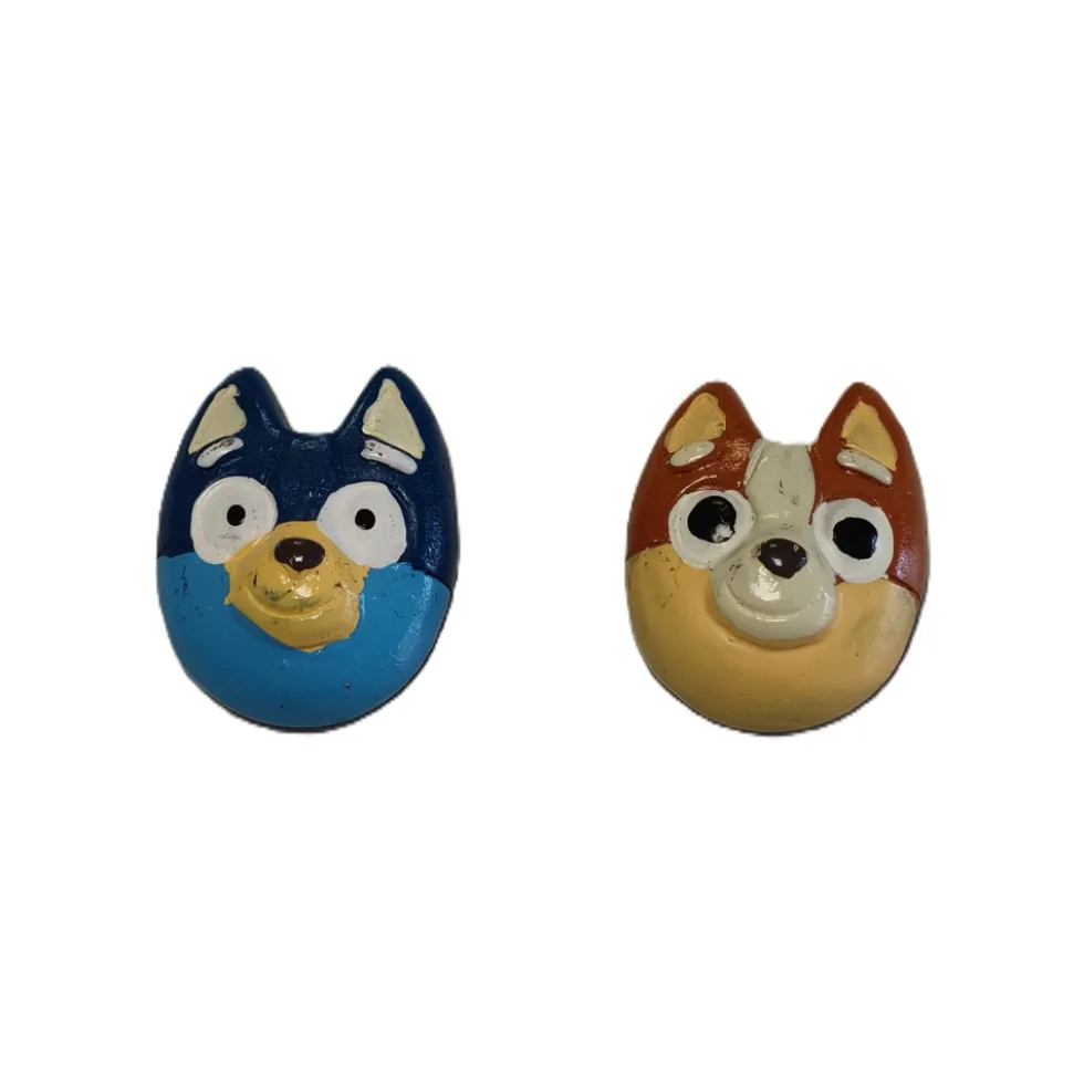 Figuritas para Roscón Perrito Azul con Iman - 2 ud