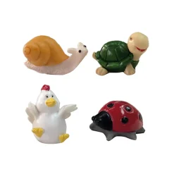 Figuritas Roscón de Reyes Animales 4 ud