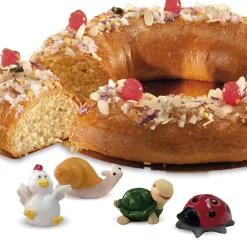 Figuritas Roscón de Reyes Animales 4 ud