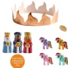 Figuritas Roscón de Reyes Caballitos 7 piezas