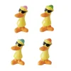 Figuritas Roscón de Reyes Pato Gafas 4 ud