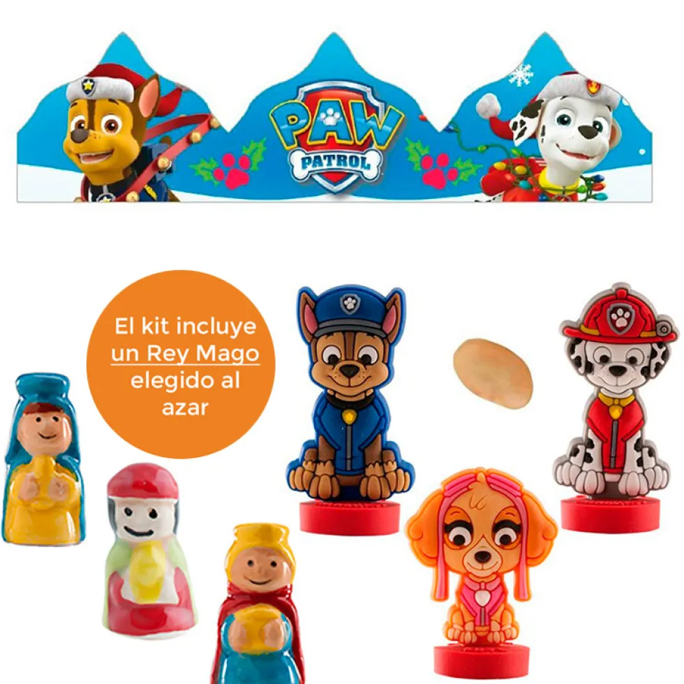 Figuritas Roscón de Reyes Patrulla Canina 6 pcs