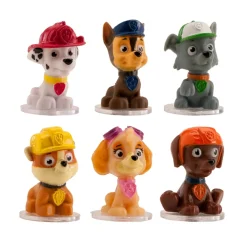 Figuritas Roscón de Reyes Patrulla Canina Modelo B 6 uds