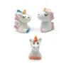Figuritas Roscón de Reyes Unicornios 3 ud
