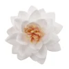 Flor de Loto Oblea Blanca 7 cm 15 ud