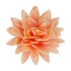 Flor de Papel Comestible Peonia Naranja Grande - Funcakes