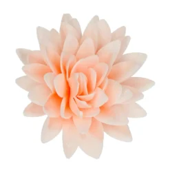 Flor de Papel Comestible Peonia Naranja Ombre Grande - Funcakes