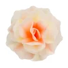 Flor de Papel Comestible Rosa Pastella Amarillo / Naranja Grande