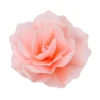 Flor de Papel Comestible Rosa Pastella Rosa Grande - Funcakes