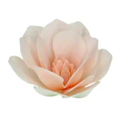 Flores de Papel Comestible Magnolia Blanca Grande 6 ud - Funcakes