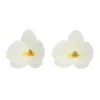 Flores De Papel Comestibles Funcakes - Orquidea Blanca Mediana