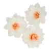 Flores de Papel Comestibles Loto Blanca Mediana 10 ud - Funcakes