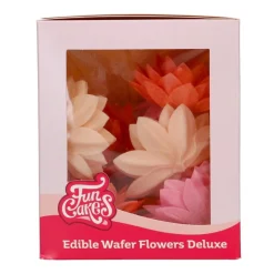Flores de Papel Comestibles Mix Loto Mediana 10 ud - Funcakes