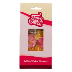 Flores de Papel de Oblea Prímulas 12 ud - Funcakes