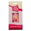 Flores de Papel de Oblea Violetas 8 ud - Funcakes