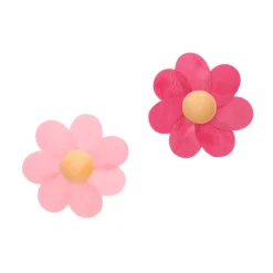 Flores de Papel de Oblea Violetas 8 ud - Funcakes