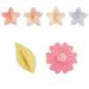 Flores y Hojas de Oblea 24 ud