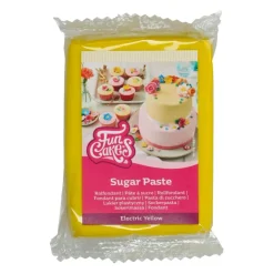 Fondant Amarillo Electrico 250 gr - Funcakes