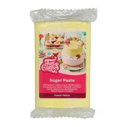 Fondant Amarillo Pastel 250 gr - FunCakes