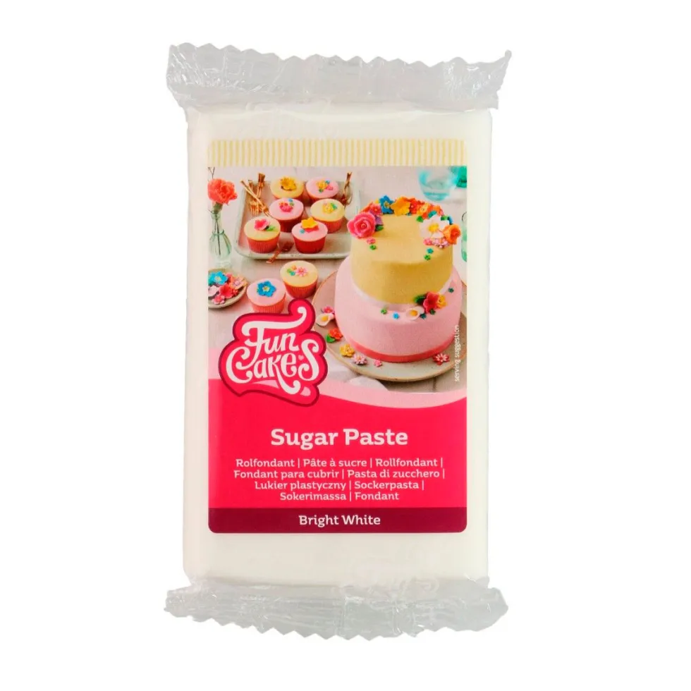 Fondant Blanco Brillante 250 gr - FunCakes