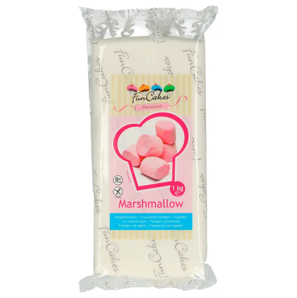 Fondant Blanco sabor Nube 1 Kg - FunCakes
