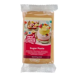 Fondant Dorado Brillante 250 gr - Funcakes