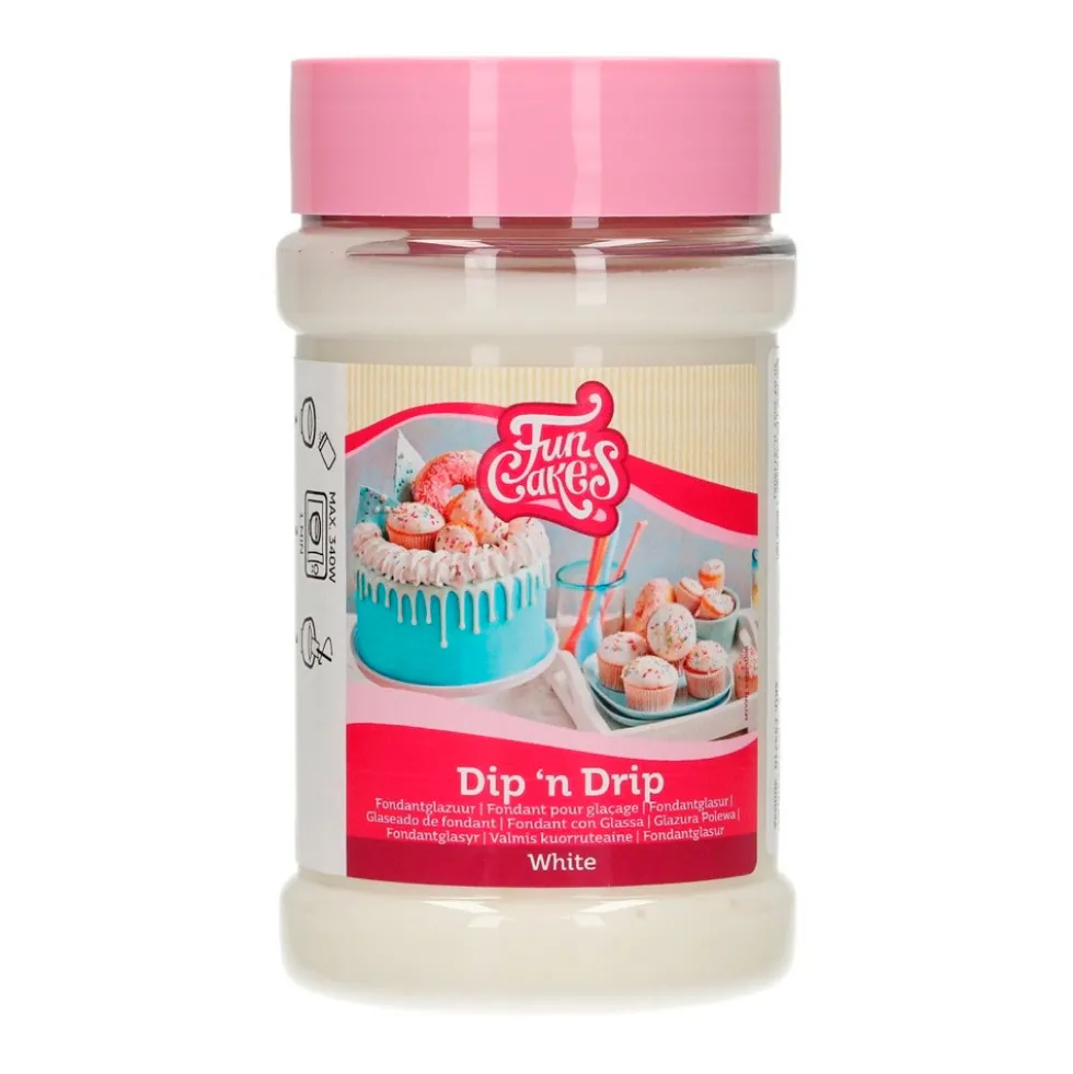 Fondant líquido Blanco Funcakes 375gr
