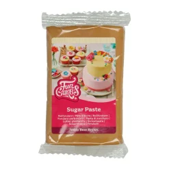 Fondant Marrón Claro 250 gr - FunCakes